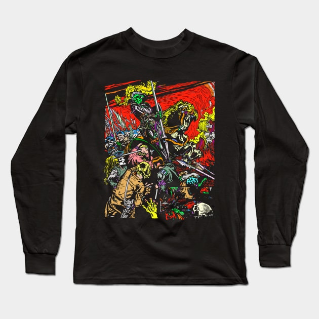 Divide and Conquer - The Last Crusade Long Sleeve T-Shirt by black8elise